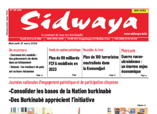 Une Sidwaya du 27-03-2024