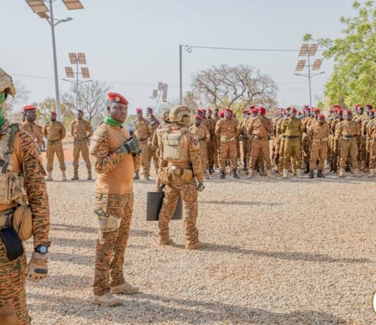 Centre-Est: Le capitaine Ibrahim Traoré invite les Forces combattantes à renforcer les initiatives pour leur sécurité et celle des populations