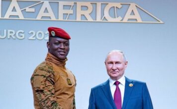 Réélection de Vladimir Poutine : le capitaine Traoré, félicitations son homologue