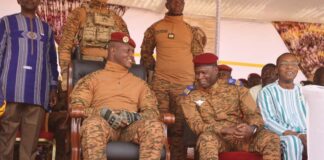 Pose de la première pierre du complexe industriel IRO-TEXTBURKINA : le Chef de l’Etat est arrivé à Sourgou