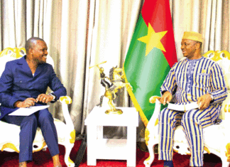 Assemblée législative de Transition : le parlement de l’UEMOA et le bureau des grands projets du Burkina reçus