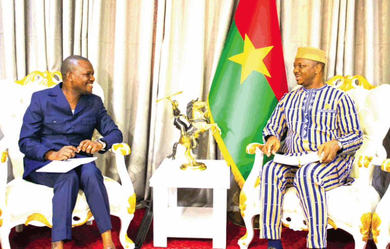 Assemblée législative de Transition : le parlement de l’UEMOA et le bureau des grands projets du Burkina reçus
