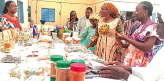 Tanghin-Dassouri : la ministre Nandy Somé encourage les transformatrices de maïs