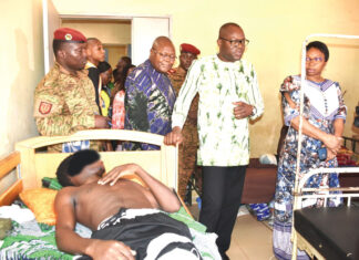 Journées nationales d’engagement patriotique : le ministère de l’Economie solidaire des blessés de guerre