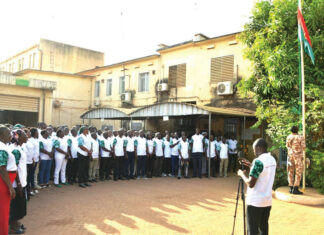 40e anniversaire de Sidwaya : une montée des couleurs nationales pour marquer l’évènement