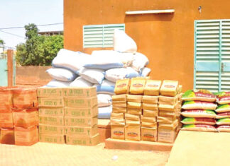 Ramadan 2024 : la Chine remet des vivres à la FAIB