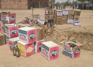 Bogandé : 64 cartons de boissons frelatées détruits