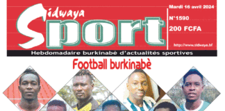 Une Sidwaya Sport du 16-04-2024