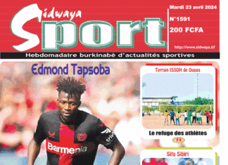 Une Sidwaya Sport du 23-04-2024
