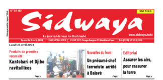 Une Sidwaya du 15-04-2024