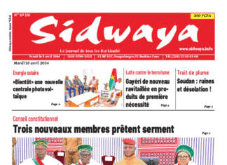 Sidwaya du 16-04-2024