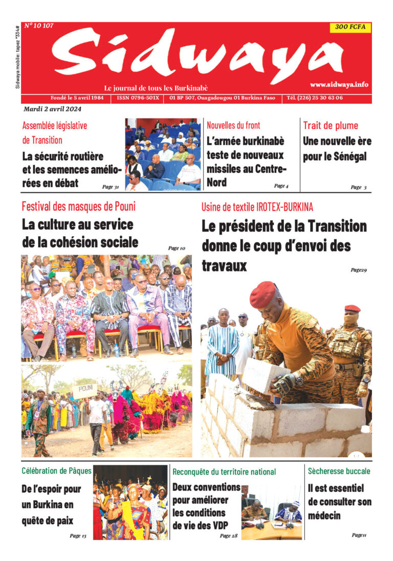 Une du 2-04-2024