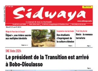 Une Sidwaya du 23-04-2024