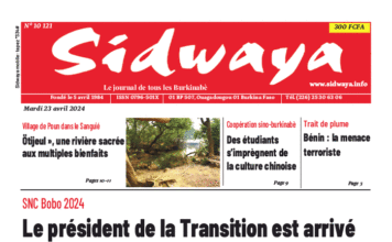 Une Sidwaya du 23-04-2024