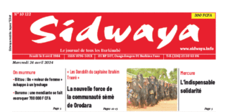 Une Sidwaya du 24-04-2024