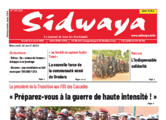 Une Sidwaya du 24-04-2024