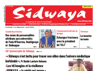 Une Sidwaya du 05 au 07-04-2024