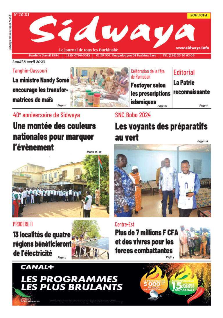 une du 8-04-2024