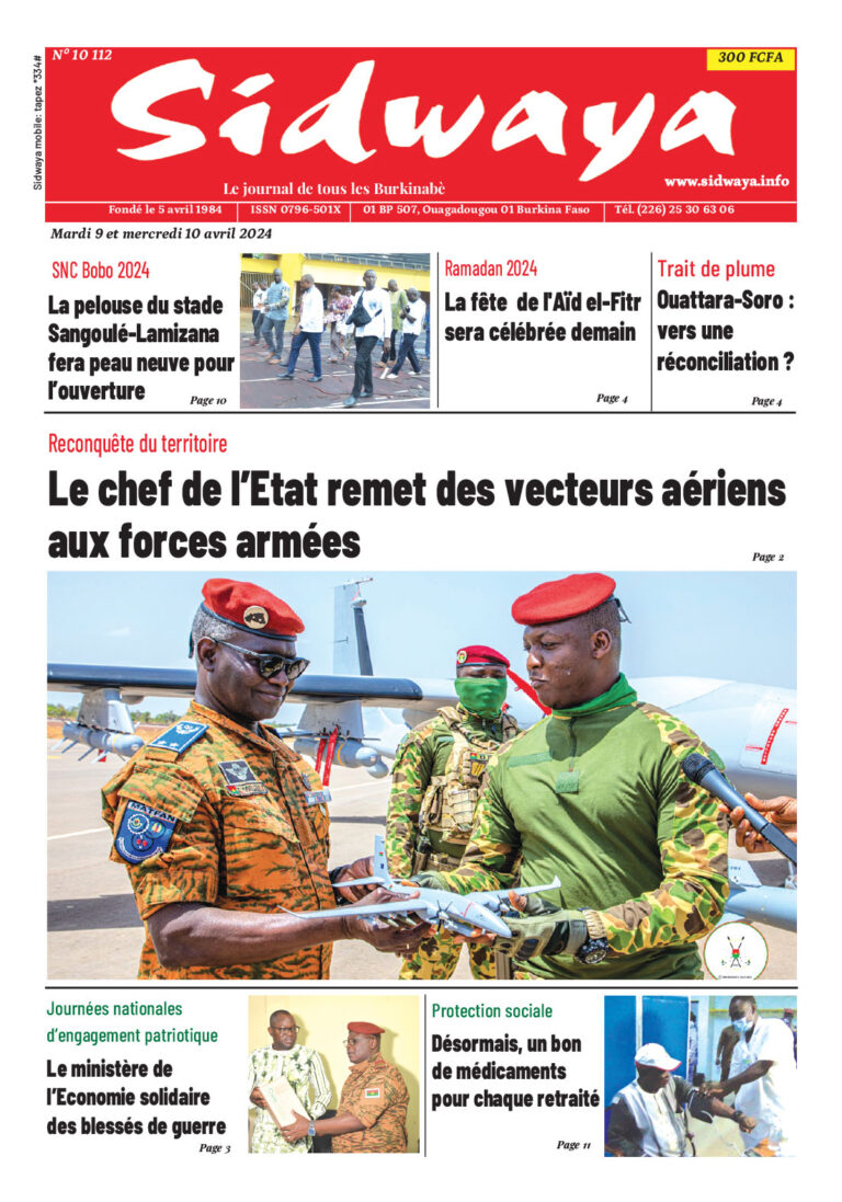 Une du 09-04-2024