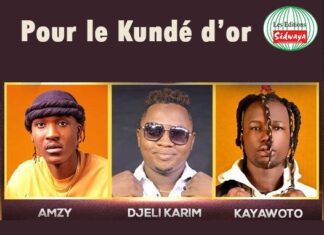 Musique : Amzy, Djeli Karim et Kayawoto en compétition pour le Kundé d’ or