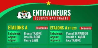 Equipes nationales : La Fédération burkinabè de football (FBF) opte pour l’expertise nationale