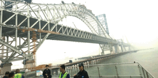 Construction du pont Changtai de Yangtsé : compétences, technologies et normes chinoises valorisées