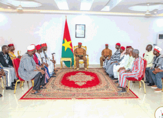 Lutte contre le terrorisme : les autorités coutumières et religieuses félicitent le chef de l’Etat pour les résultats engrangés