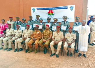 Forces armées nationales : la 1re promotion des officiers d’administration « made in Burkina » prête à servir