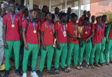 Etalons cadets champions du tournoi UFOA-B U17 : le ministre des Sports Boubakar Savadogo félicite des « guerriers que les généraux ont encadrés »