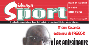 Une Sidwaya Sport du 21-05-2024
