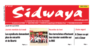 Une Sidwaya du 02-05-2024