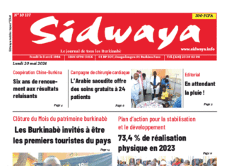 Une Sidwaya du 20-05-2024