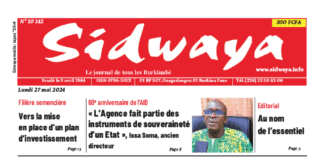 Une Sidwaya du 27-05-2024
