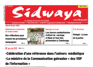 Une Sidwaya du 28-05-2024