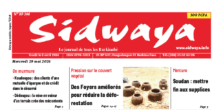 Une Sidwaya du 29-05-2024
