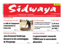 Sidwaya du 30-05-2024