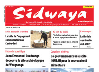 Sidwaya du 30-05-2024