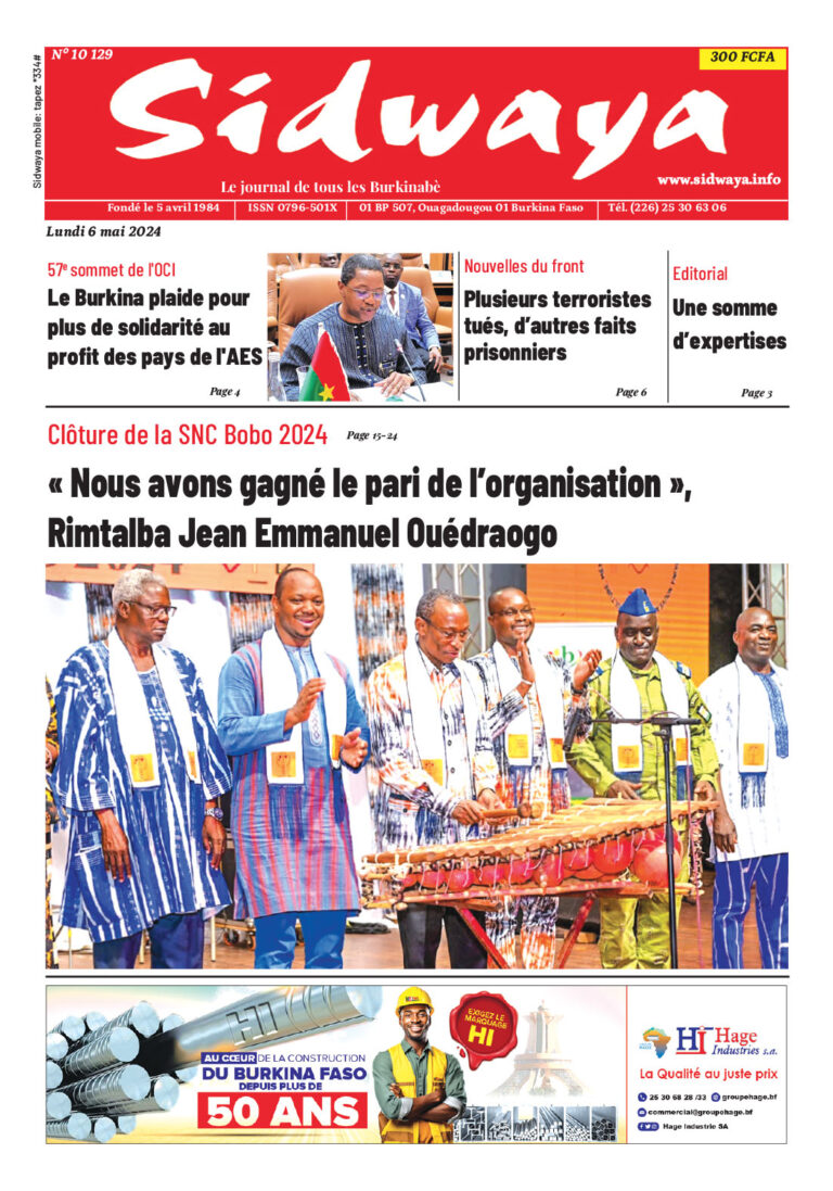 Une du 06-05-2024