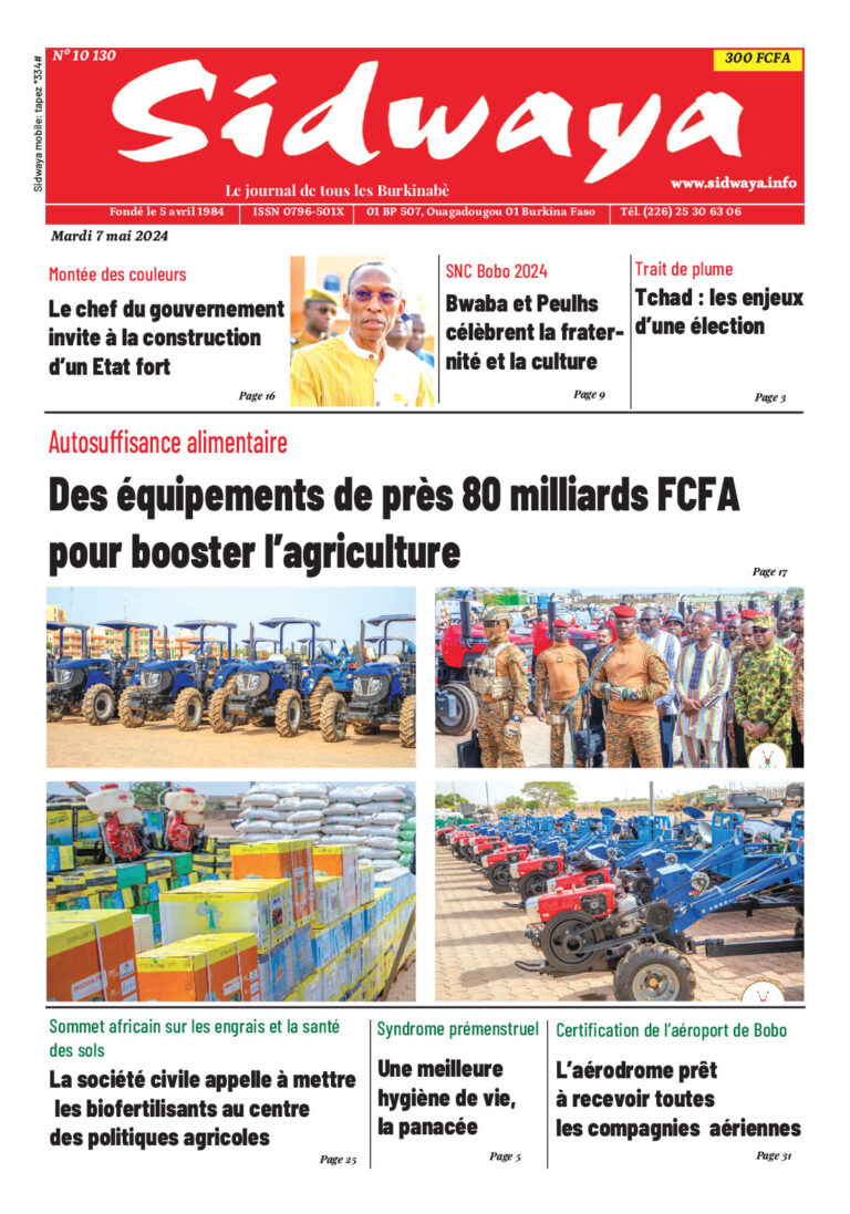 Une Sidwaya du 7-05-2024