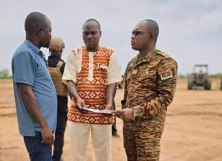 Aménagement de 10.648 hectares de terre à Bagré : Le commandant Ismaël Sombié effectue une visite surprise pour s’enquérir de l’avancement des travaux