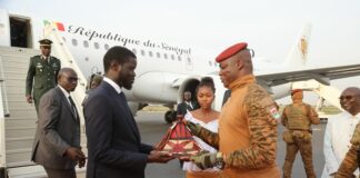 Coopération Burkina Faso-République du Sénégal : Bassirou Diomaye FAYE à Ouagadougou