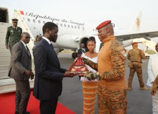 Coopération Burkina Faso-République du Sénégal : Bassirou Diomaye FAYE à Ouagadougou