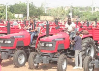 Burkina Faso : Déploiement des tracteurs pour l’offensive agropastorale et halieutique 2023-2025