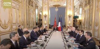 Le Président Xi Jinping s’est entretenu avec le Président français Emmanuel Macron