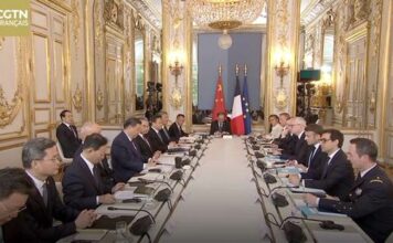 Le Président Xi Jinping s’est entretenu avec le Président français Emmanuel Macron