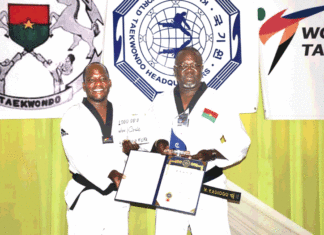 2023 Award of proud taekwondo : Mathias Kadiogo distingué