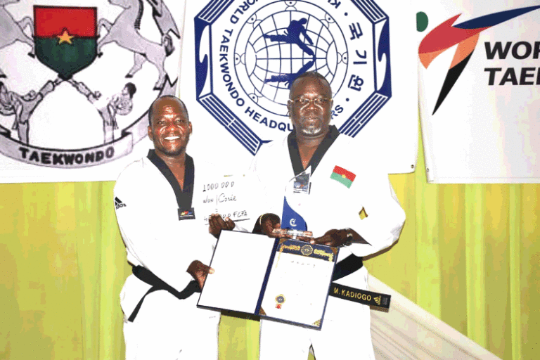 2023 Award of proud taekwondo : Mathias Kadiogo distingué