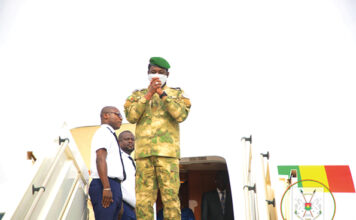 Fin de séjour du Président Assimi GOÏTA à Ouagadougou