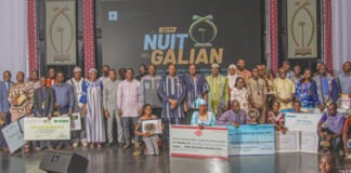 27e nuit des prix Galian : Six prix pour Sidwaya