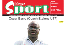 Une Sidwaya Sport du 04-06-2024